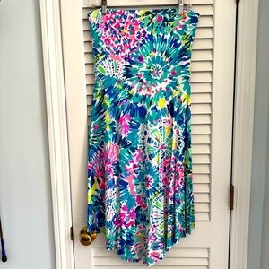 Lilly Pulitzer strapless dress